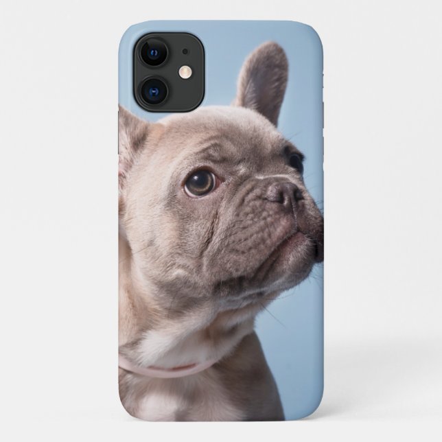 Funda De Case-Mate Para iPhone Un lindo Bulldog francés (Reverso)