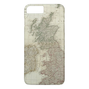 Funda Para iPhone 8 Plus/7 Plus Un mapa completo de las islas británicas