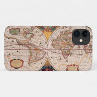 Un mapa del mundo de la época, alrededor de 1600