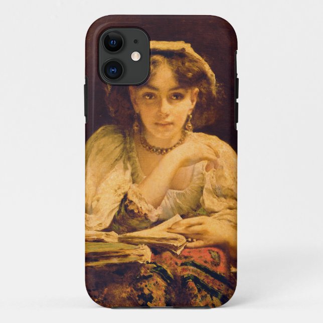 Funda De Case-Mate Para iPhone Un momento pensativo (Reverso)