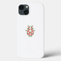 un montón de flores rojas sobre un fondo blanco
