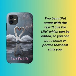 Funda Para iPhone 11 Un par de cisnes