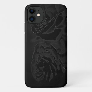 Funda Para iPhone 11 Un par de rosas en negro