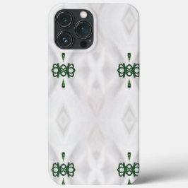 Funda Para iPhone 13 Pro Max Un patrón de nieve blanca y cinta de Navidades