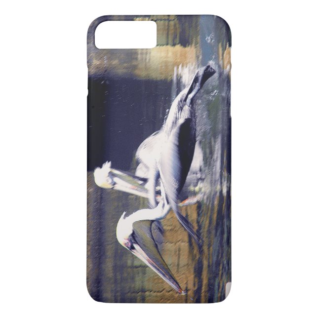 Funda De Case-Mate Para iPhone Un Pelícano Despega (Reverso)