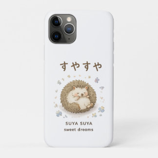 Funda Para iPhone 11 Pro Un pequeño erizo disfrutando de una siesta tranqui