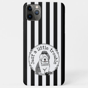 Funda Para iPhone 11 Pro Max Un pequeño problema: Gris de perro pastor inglés 1