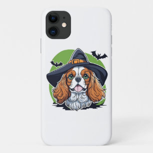 Funda Para iPhone 11 Un perro que lleva un sombrero de brujas con murci