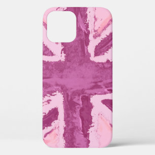 Funda Para iPhone 12 Un plumaje de arte británico pintado por Union Jac
