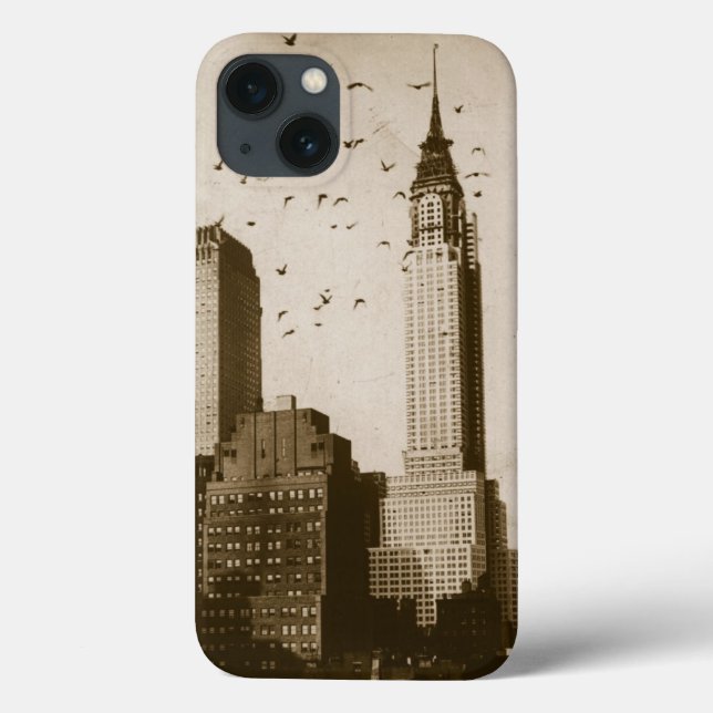 Funda De Case-Mate Para iPhone Un rebaño de aves volando (Reverso)