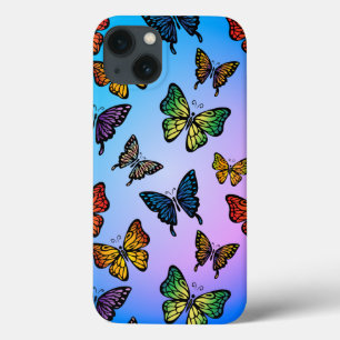 Funda Para iPhone 13 Un revoltijo de mariposas