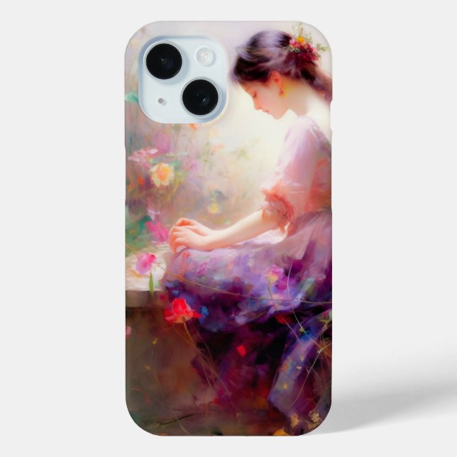 Funda De Case-Mate Para iPhone Un sueño de Dios de flores (Reverso )