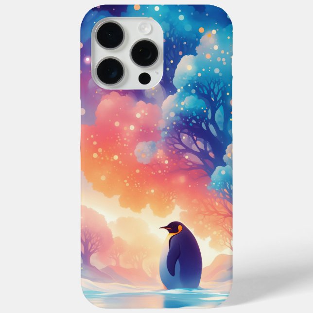 Funda De Case-Mate Para iPhone Un Viaje Encantado de Pingüino (Reverso )