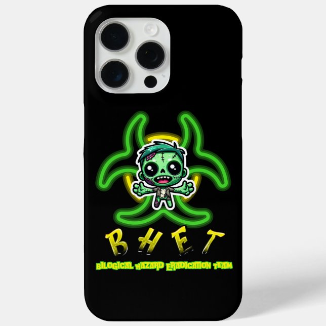 Funda De Case-Mate Para iPhone Un zombi divertido (Reverso )