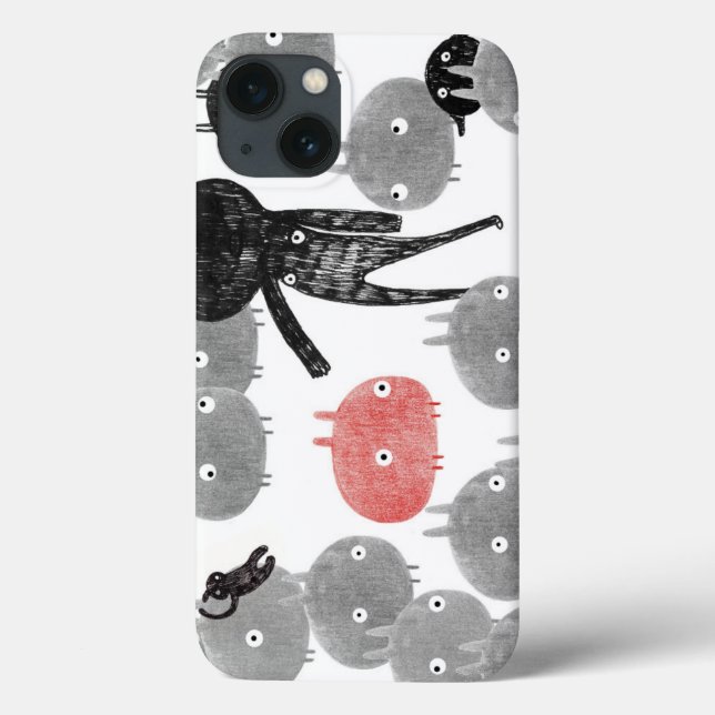 Funda De Case-Mate Para iPhone Una agradable visita a la bunnyland 2014 (Reverso)