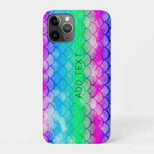 Funda Para iPhone 11 Pro Una bonita gama de colores estilo mermaid trífo