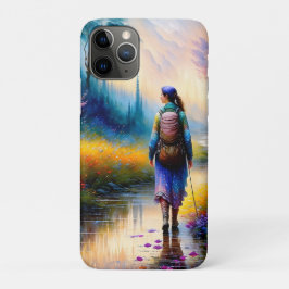Funda Para iPhone 11 Pro Una caminata en la obra de arte de Woods