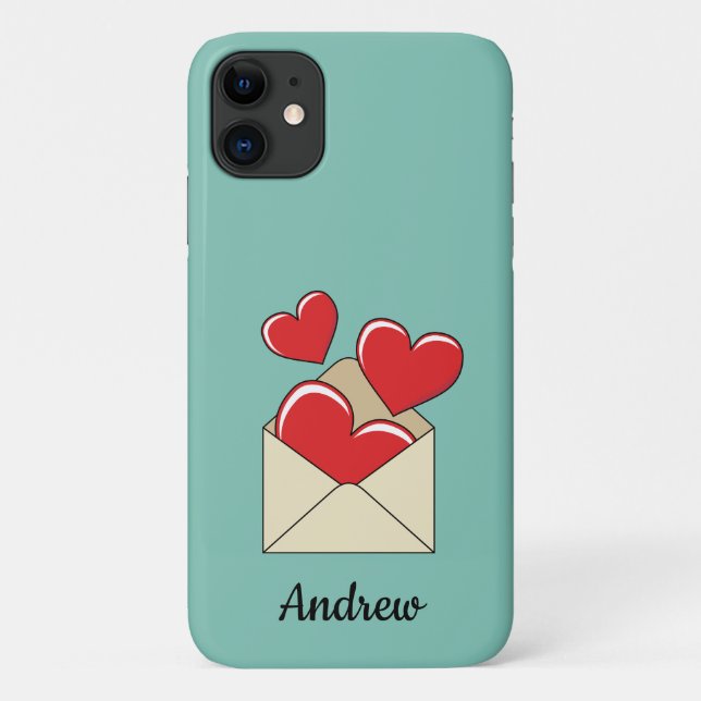 Funda De Case-Mate Para iPhone Una carta de amor | Añadir el texto (Reverso)