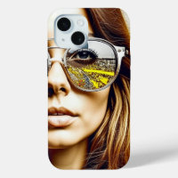 Una chica de Guay con reflejo de un festival music