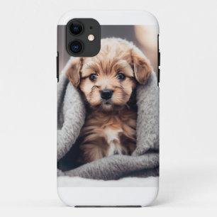 Funda Para iPhone 11 Una Cuesta De Cachorro En Un Invierno Frío
