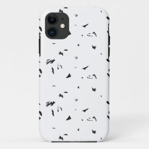 Funda Para iPhone 11 una foto en blanco y negro de un rebaño de aves