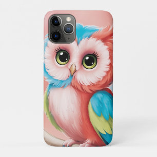 11 Pro Una funda para para iPhone 12 con un motivo búho