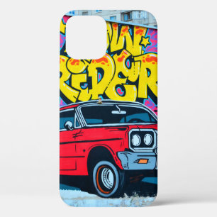 Funda Para iPhone 12 Una imagen detallada del dibujo del graffiti. n Co