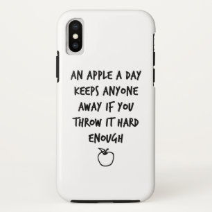 Funda Para iPhone X Una manzana al día