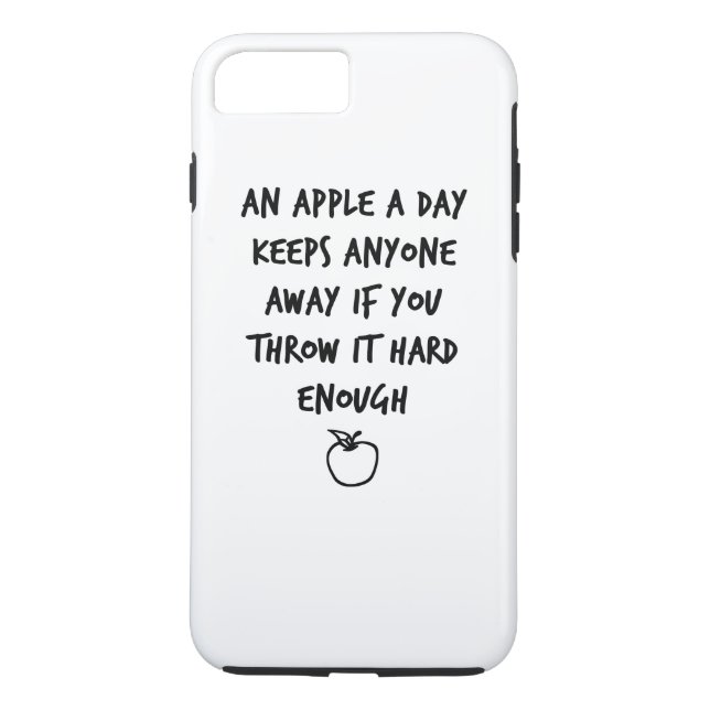 Funda De Case-Mate Para iPhone Una manzana al día (Reverso)
