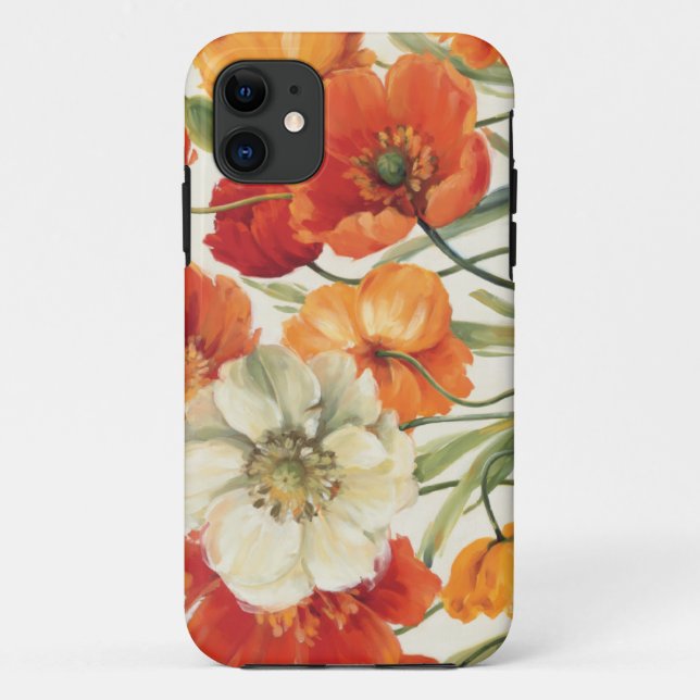 Funda De Case-Mate Para iPhone Una melodía de amapolas (Reverso)