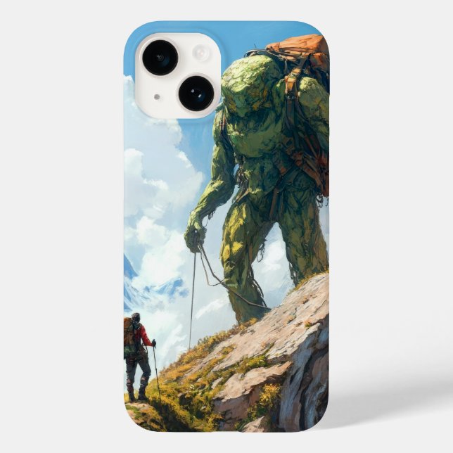 Funda De Case-Mate Para iPhone Una montaña escala contigo (Reverso )