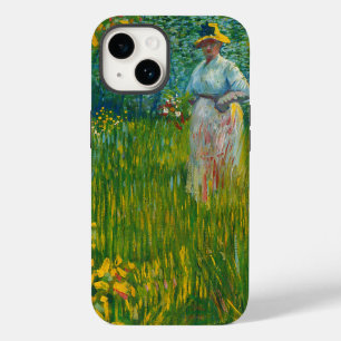 Funda Para iPhone 14 De Case-Mate Una mujer caminando en un jardín - Vincent van Gog