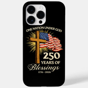 Funda Para iPhone 14 Pro Max De Case-Mate Una Nación Bajo Dios 250 Años de Bendiciones