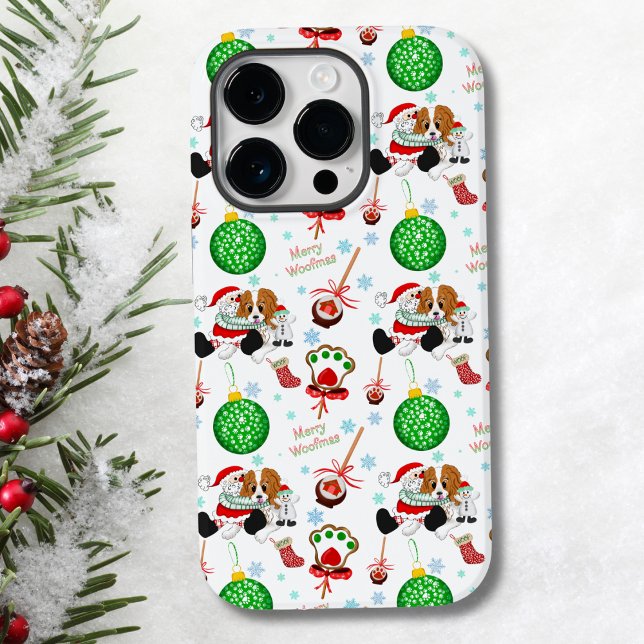 Funda De Case-Mate Para iPhone Una Navidad muy alegre del Cavalier King Charles (Subido por el creador)