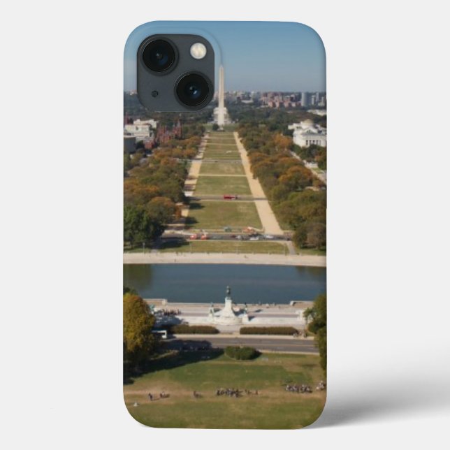 Funda De Case-Mate Para iPhone Una opinión del paisaje del Washington DC (Reverso)