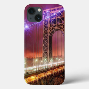Funda Para iPhone 13 Una opinión ventosa y lluviosa de la tarde del