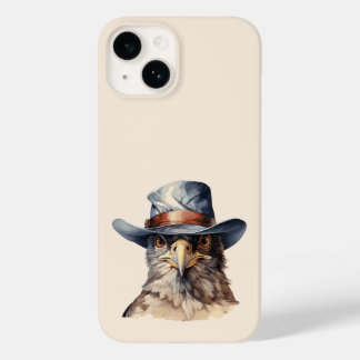Funda Para iPhone 14 De Case-Mate Una pichón divertida con un gorra de vaquero, acua