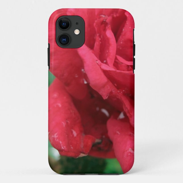 Funda De Case-Mate Para iPhone Una rosa roja (Reverso)