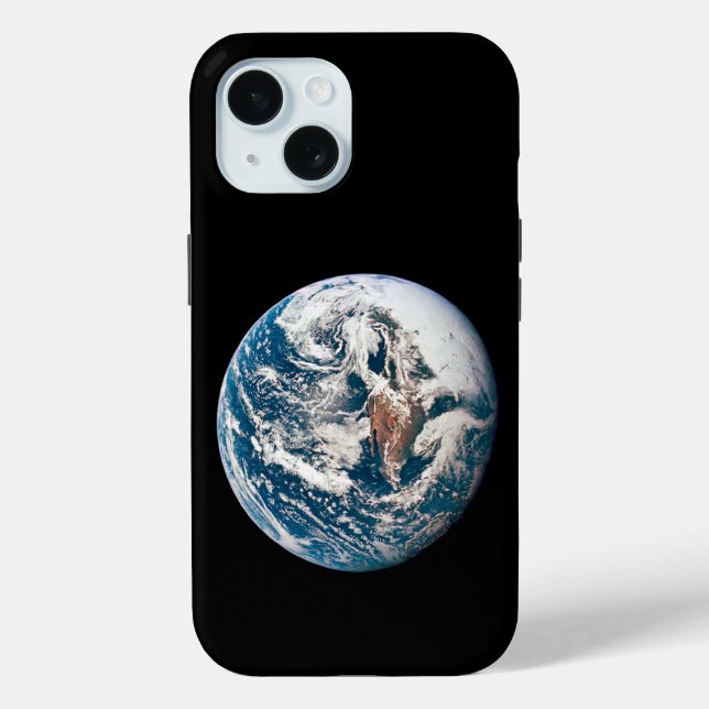 Funda De Case-Mate Para iPhone Una Tierra Tomada De La nave Apolo 10. (Reverso )