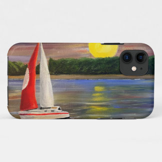 Funda Para iPhone 11 Una vela al atardecer, por Gary Poling