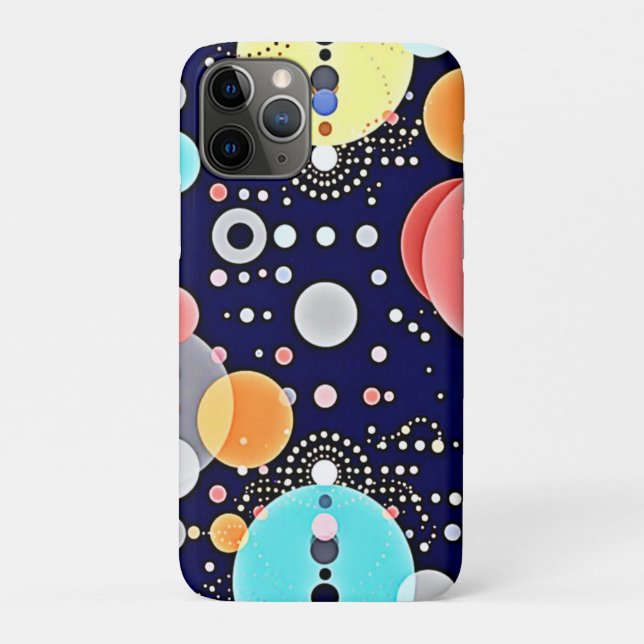 Funda De Case-Mate Para iPhone Una visión divertida del universo de la burbuja (Reverso)