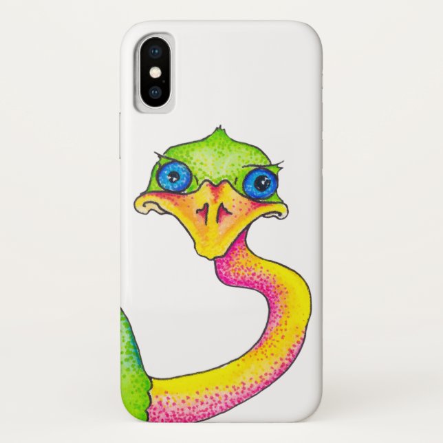 Funda De Case-Mate Para iPhone Uncommon Ostrich (Reverso)