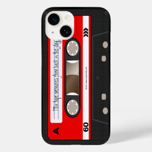Funda Para iPhone 14 De Case-Mate Único fresco personalizada retro rojo de la cinta