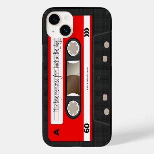 Funda Para iPhone 14 Plus De Case-Mate Único fresco personalizada retro rojo de la cinta
