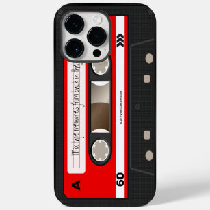 Funda Para iPhone 14 Pro Max De Case-Mate Único fresco personalizada retro rojo de la cinta