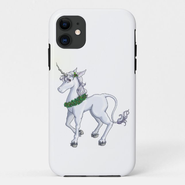 Funda De Case-Mate Para iPhone Unicorn navidades (Reverso)