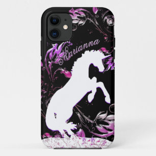 Funda Para iPhone 11 Unicornio blanco V (Splash/personalización de colo
