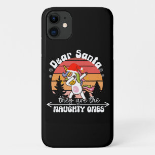 Funda Para iPhone 11 Unicornio Dabbing Navidad Divertida