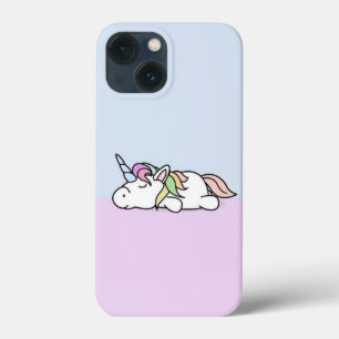 Funda Para iPhone 13 Mini Unicornio de arcoíris lindo divertido, Mamacornio,
