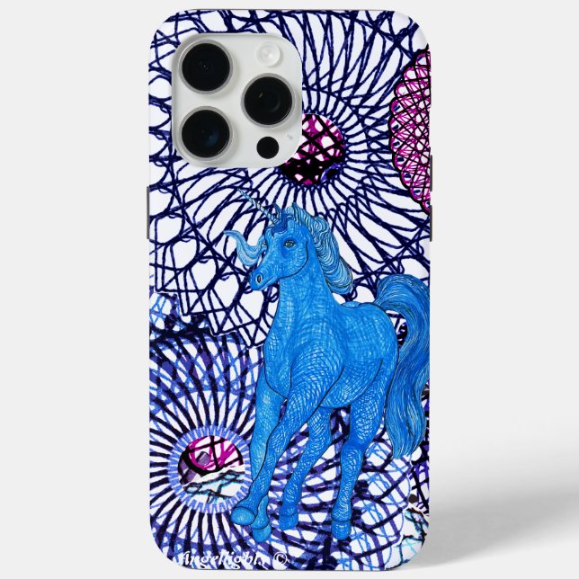Funda De Case-Mate Para iPhone Unicornio Invisible (Reverso )